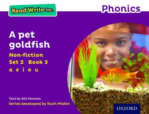 Read Write Inc. Phonics: Non-fiction Purple Set 2 Book 3 A Pet Goldfish ...
