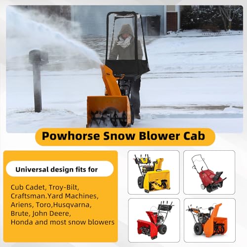 Powhorse Snow Blower Cab Enclosure Cabin Canopy Cover