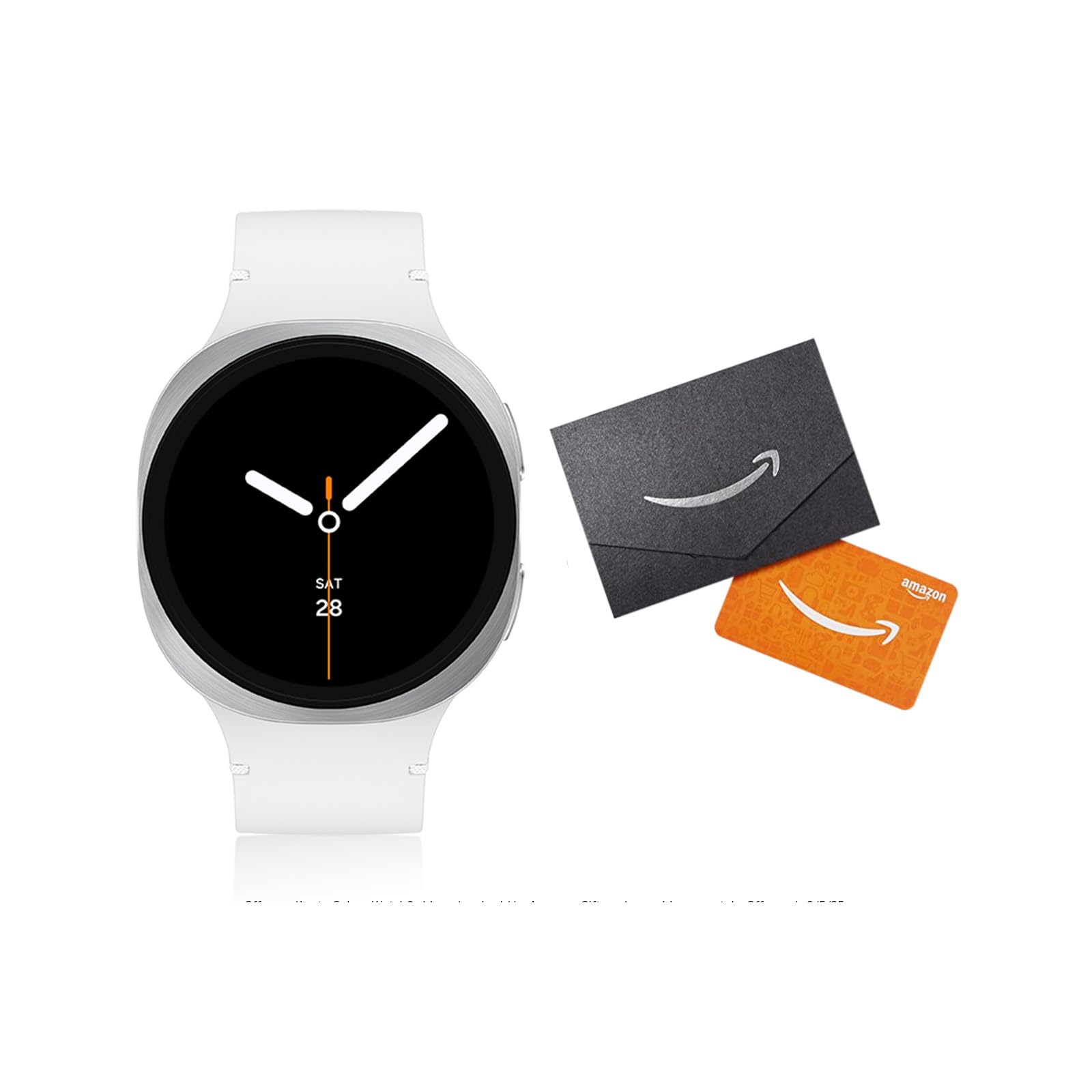 Samsung Galaxy Watch 8 44mm Bluetooth Smartwatch + $100 Gift Card, Cushion Design, Fitness Tracker, Sleep Coaching, Running Coach, Energy Score, Silver [US Version, 2 Yr Warranty]