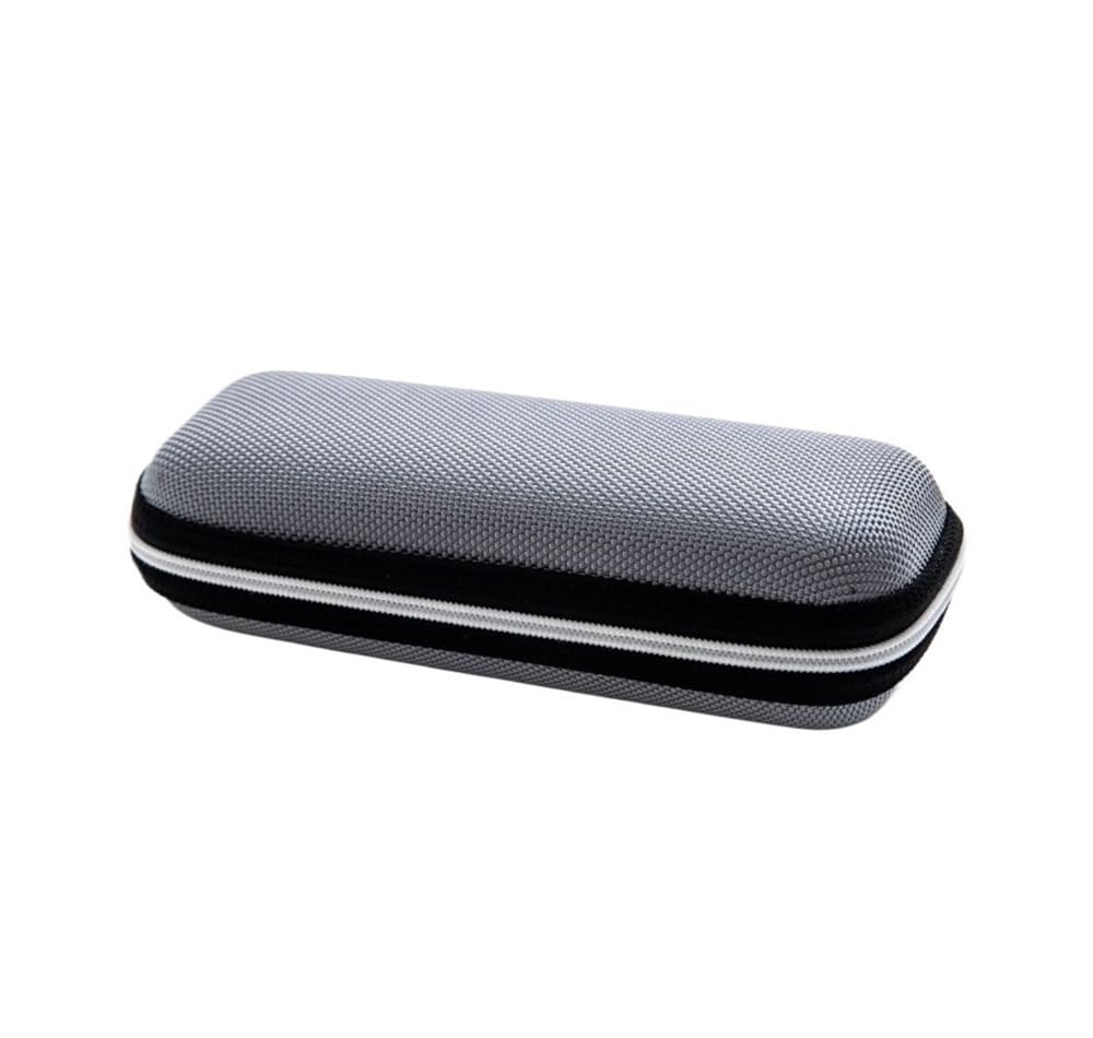 Amibvzhang 2pc Hard-shell Sunglasses Case For Two Pairs With Zip-fastening Storage Compartment Ideal For Travel Eyewear(A20)