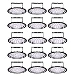 Viugreum 15 Pack 200W LED High Bay Lights, 20000LM 6000K-6500K Daylight White UFO LED Shop Lights, Warehouse Workshop Garage Factory Area LED Lighting Fixture