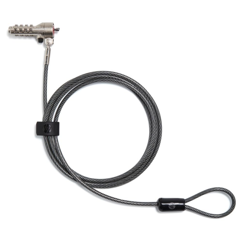 Amazon.com: HP Essential Nano Combination Cable Lock - 6 ft Cable