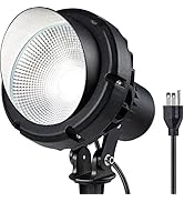 SUNVIE 30W Outdoor LED Spotlight - 3000LM Ultra Bright With Photocell Timer 3000K Warm White