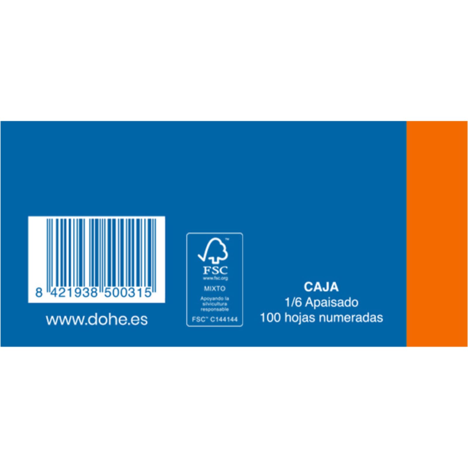 Dohe - Talonarios Vales de Caja (20 uds.) - Tamaño Bolsillo 10x5 cm, 100 Hojas Blancas Numeradas y Microperforadas, Blocs para Rifas, Concursos, Lotería, Taquillas, Material de Oficina
