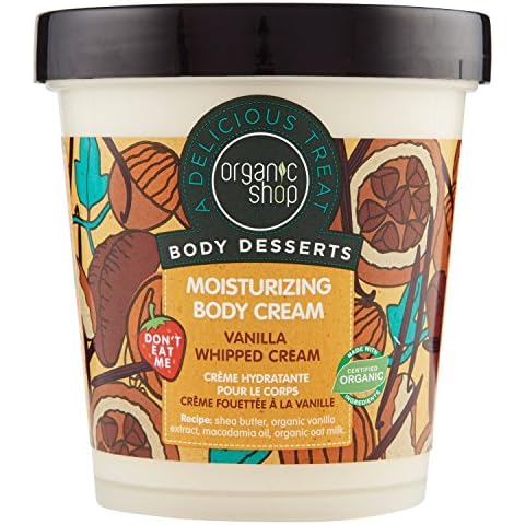 Organic Shop Body Desserts Vanilla Whipped Moisturizing Body Cream, 450 ml Cover