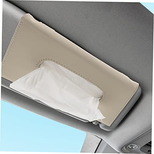 Yardwe 1 Peça Caixa De Papel Caixa De Lenços De Carro Viseira De Teto Solar Porta-Toalha De Papel Gu