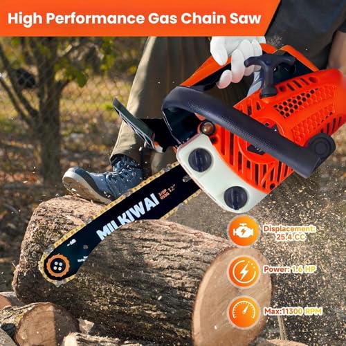 MILKIWAI 25.4CC Top Handle Chainsaw