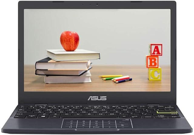 ASUS 11.6 inch VivoBook with Microsoft Office 365 - E210 11.6 inch Laptop (Intel Celeron N4020, 4GB RAM, 64GB eMMC, Windows 10) - Includes LED-NumberPad, Blue