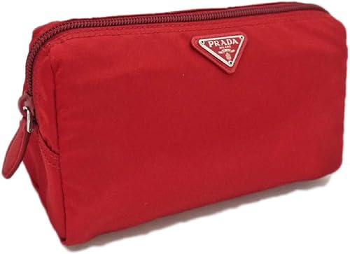 Prada Neceser unisex rojo Tessuto Nylon mediano 1NA012, Rojo -, Embrague
