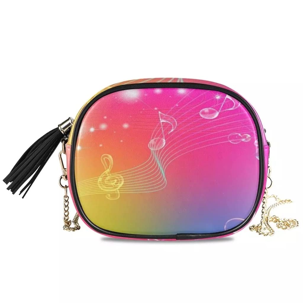 Sac zippé en cuir robuste avec grand compartiment notes de musique - 7