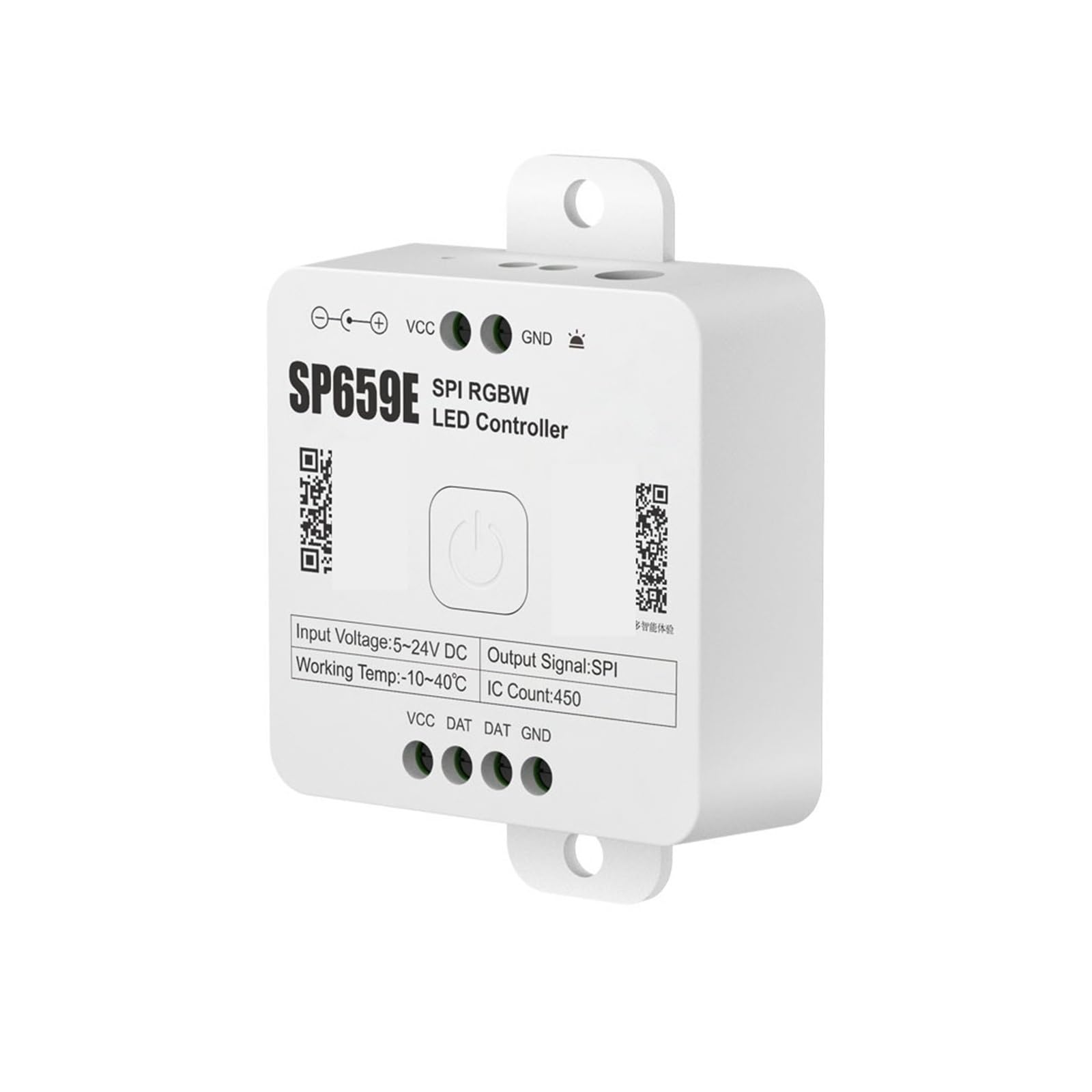 Controlador LED SP659E atenuador RGBW con efectos de carrera y sincronización de sonido