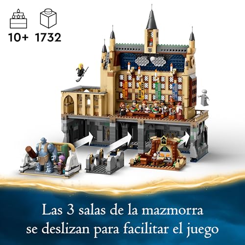 Lego Harry Potter Castillo de Hogwarts: Gran Comedor de la Escuela de Magos de Juguete, 11 Minifiguras Incluidas Hermione Granger y Ron Weasley, Regalo para Niños y Niñas de 10 Años o Mas 76435 5 Lego Harry Potter Castillo De Hogwarts: Gran Comedor De La Escuela De Magos De Juguete, 11 Minifiguras Incluidas Hermione Granger Y Ron Weasley, Regalo Para Niños Y Niñas De 10 Años O Mas 76435