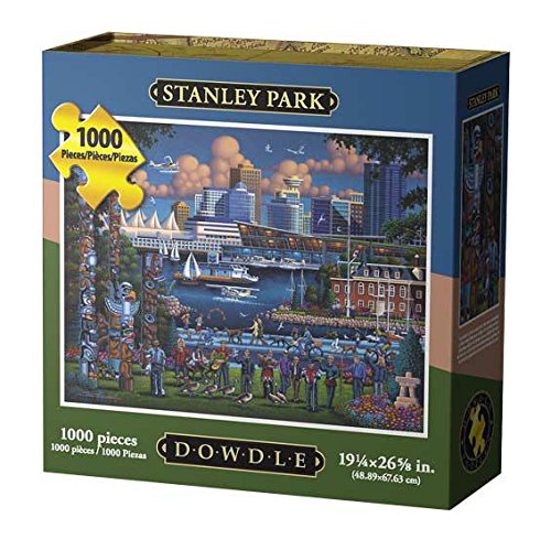 D·O·W·D·L·EDowdle Folk Art Stanley Park Jigsaw Puzzle