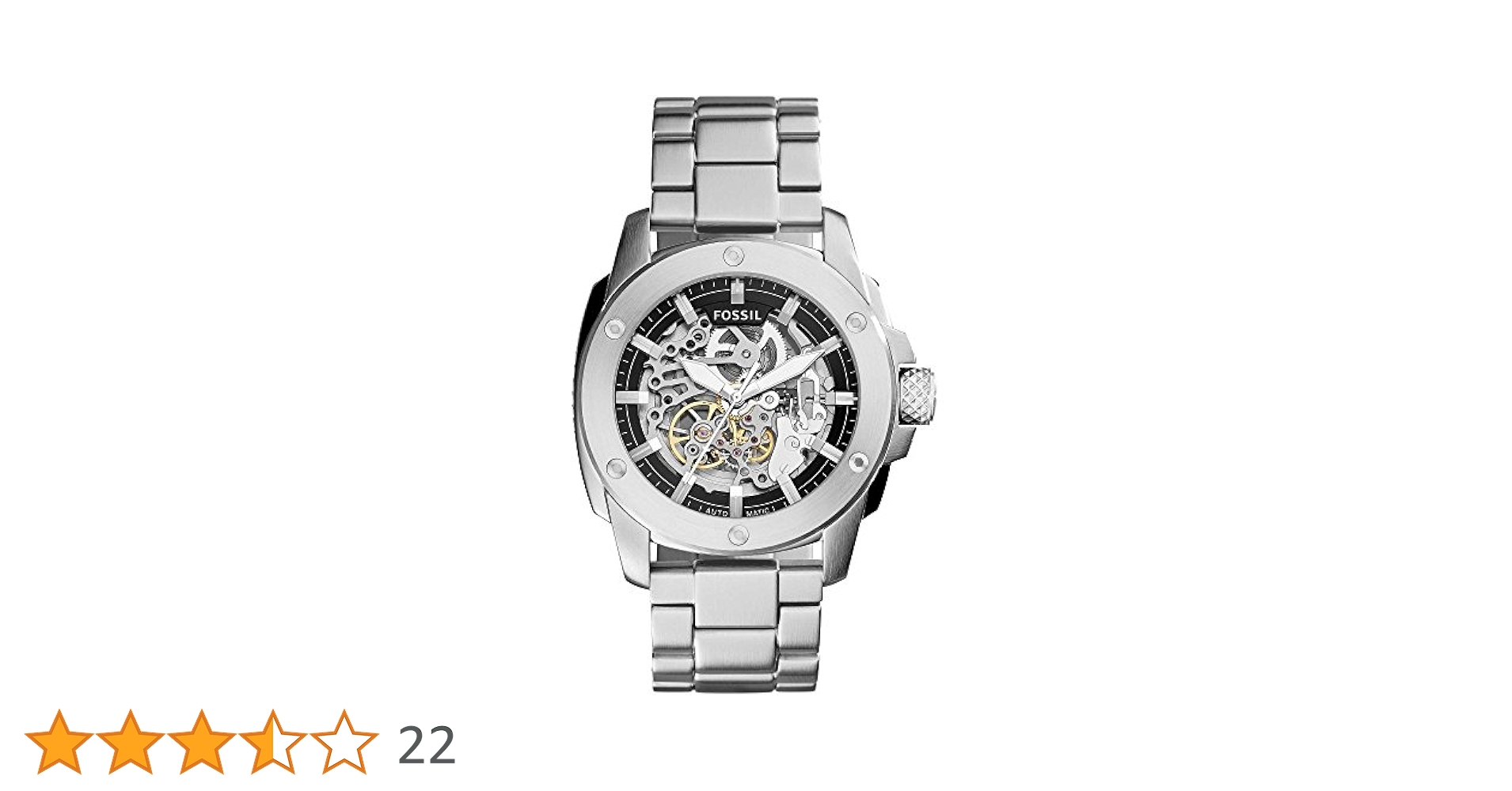 Amazon.co.jp: Fossil フォッシル 自動巻き スケルトン 腕時計