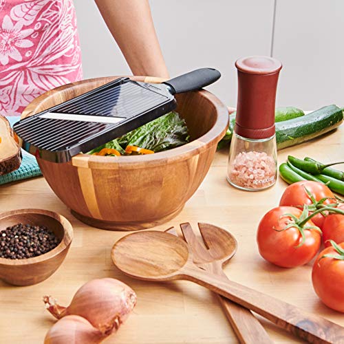 Kyocera CSN-252BK EXP Soft Grip Kitchen Mandoline Slicer, One, Black