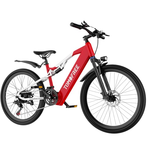 Tomofree 26' Electric Bike for Adult, Peak 1500W Brushless Motor Mountain E Bike, 34.4MPH Top Speed Ebike, 21 Speed, Up to 40 Miles, 48V 20Ah Battery for Commuter Electric Bicycle.
