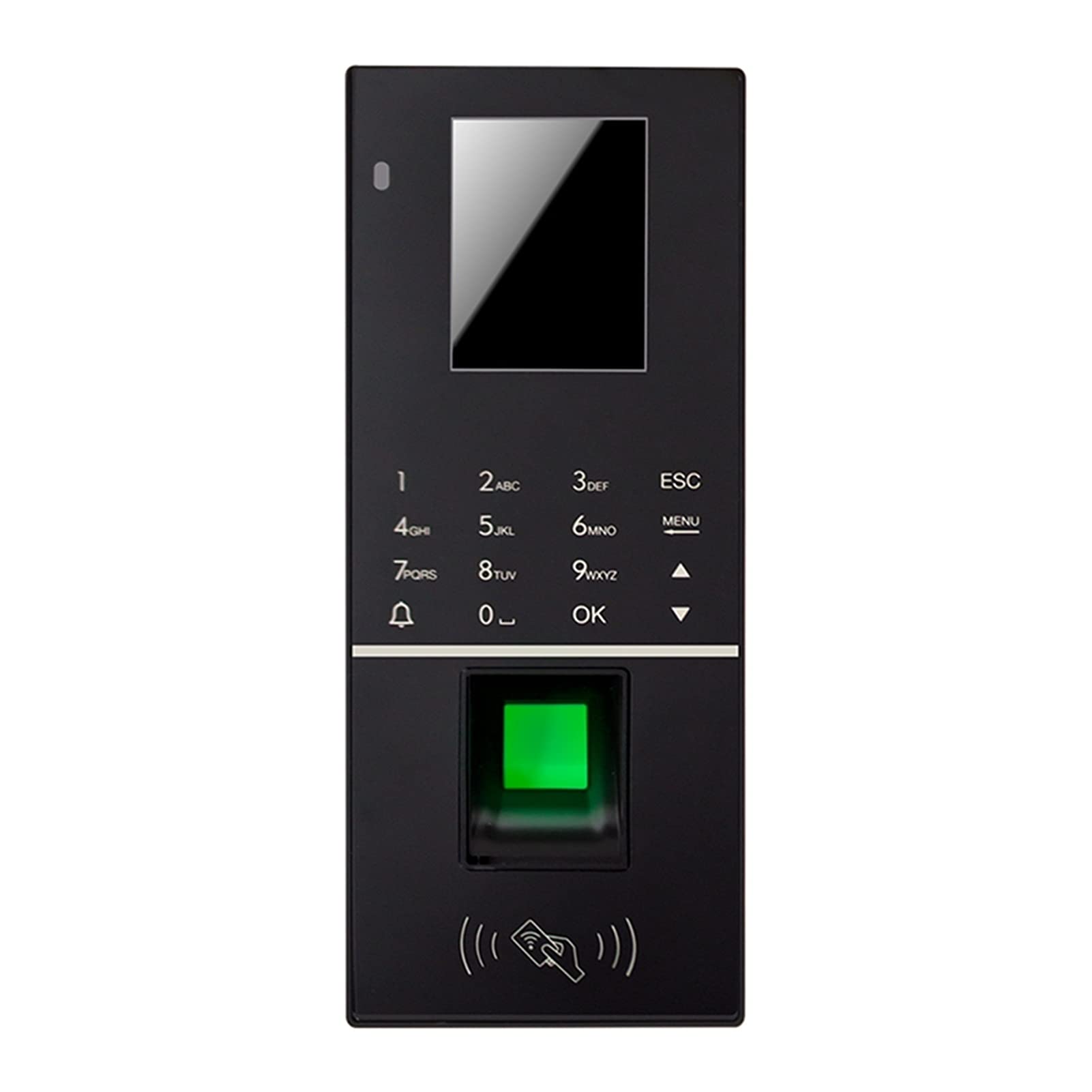 NJBVRS Biometric Employee Attendance Machine Time Attendance and Access Control Integrated Machine Swipe Card Password Access Control Machine Attendance Machine for Small Businesses and Offices