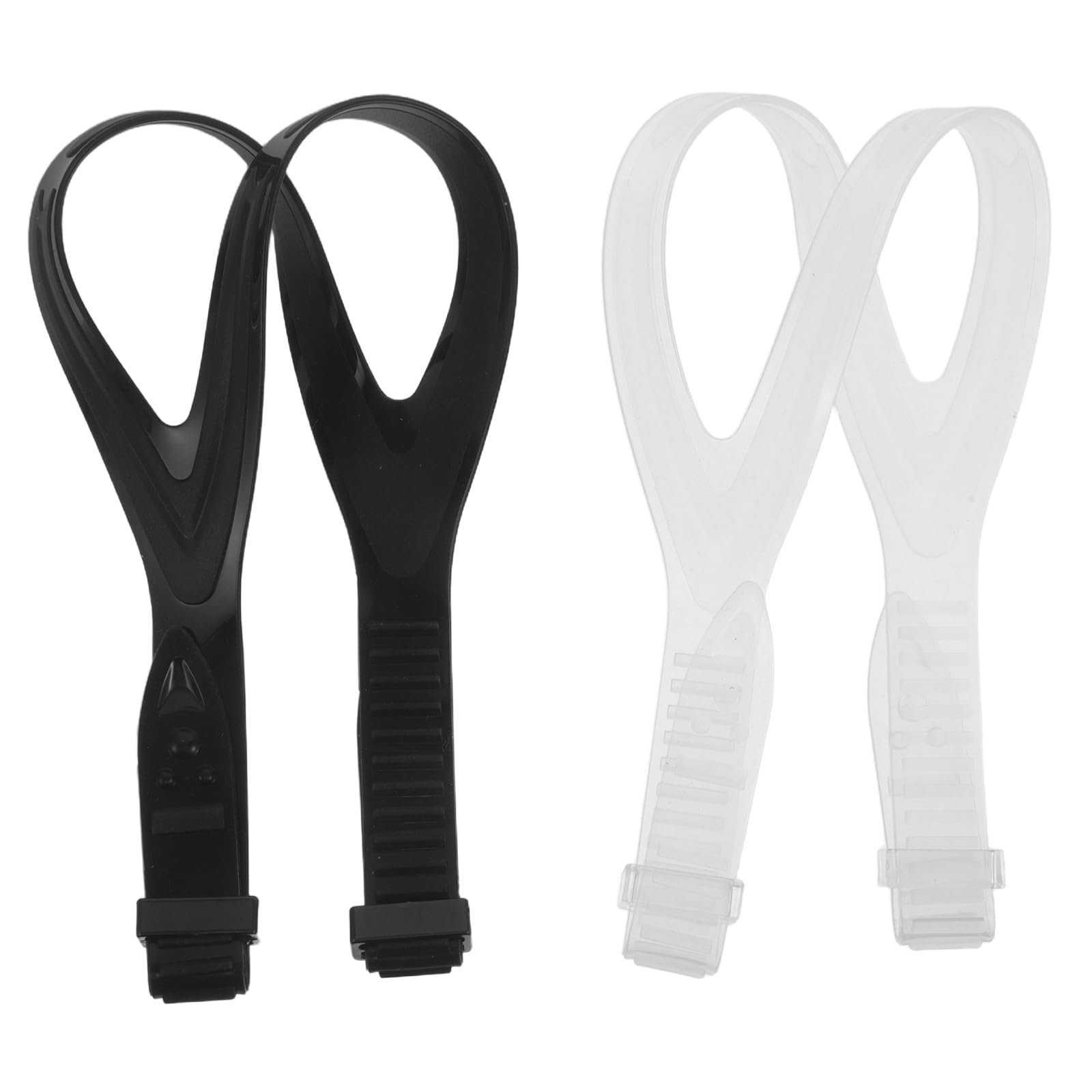 2 cinturini di ricambio per maschera subacquea - Cinturino in silicone per maschera da sub - Fascia per la testa per attrezzatura da snorkeling e per uomo e donna