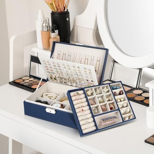 Boîte à bijoux verrouillable pour protéger vos colliers de l'emmêlement