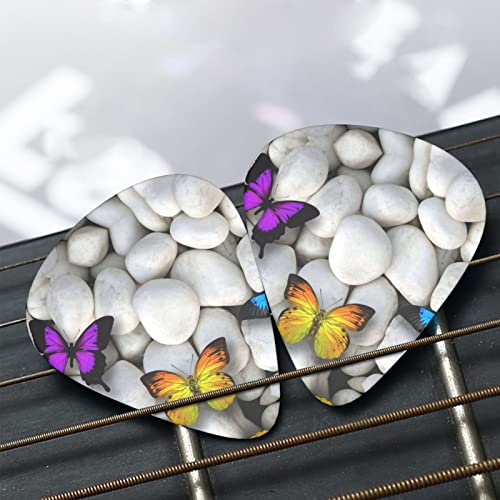 Ensemble de 12 médiators de guitare en pierre de papillon coloré pour guitare acoustique, guitare électrique… - Les Beatles, Paul McCartney, John Lennon, RIngo Starr, George Harrison Ensemble de 12 médiators de guitare en pierre de papillon coloré pour guitare acoustique, guitare électrique… – Image 8