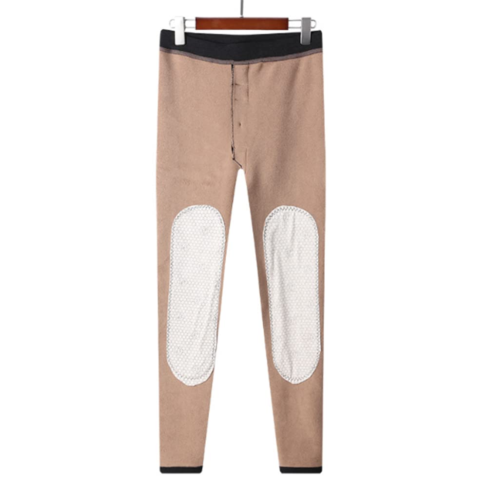 Men's Thermal Underwear Set Functional Underwear Suit with Inner Fleece Flexible Ski XL-3XL