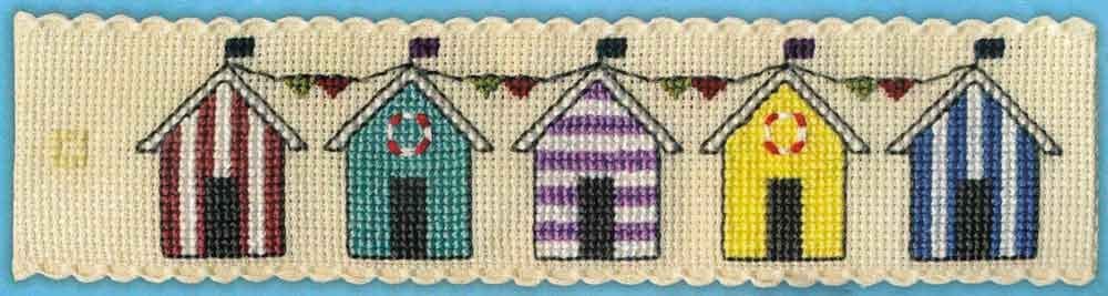 Textile Heritage Beach Huts Bookmark