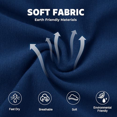 Image of BAMBOO COOL Breathable Men's Underwear Modern Multipack Comfortsoft Moisture-Wicking Boxer Briefs 6 Pack