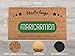 LucaHome - Felpudo de Coco Natural 70x40 con Base Antideslizante, Felpudo de...