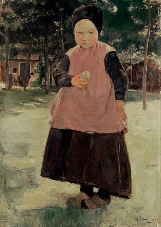Affiche toile Eva de Max Liebermann 60x90cm pour décoration