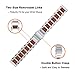 YEEJOK Galaxy 3 Watch Bands 45mm Replacement, 22mm Natural Sandalwood & Black Stainless Steel Metal Watch Strap Compatible for Samsung Galaxy Watch 46mm, Samsung Gear S3 Frontier/Classic