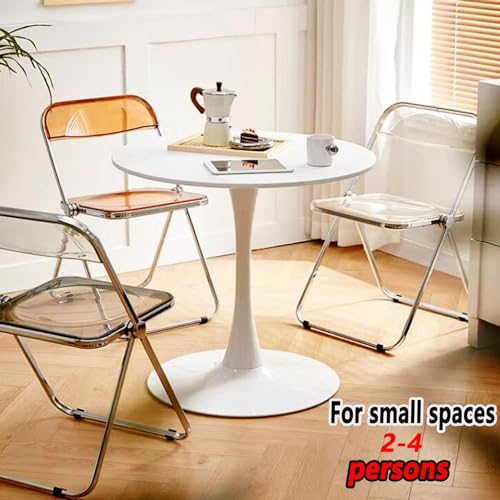 Table de salle à manger ronde en MDF pour optimiser les petits espaces - 8
