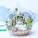 Flever Dollhouse Miniature DIY House Kit Creative Room With Furniture and Glass Cover for Romantic Artwork Gift (Alice's Afternoon Tea In Forest)