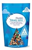 Mountain Trail Mix With Chocolate: Salted Peanuts, Raisins, Candies, Roasted Almonds, Cashews - Great Snack Snacking Food Holiday Gift, 26oz Jumbo Value Bag