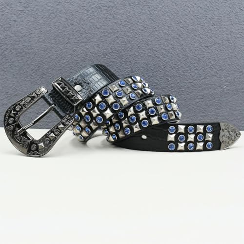 Studded Belt For Men & Women, Punk Rock Y2K Belt Ladies Belt For Jeans Pants Dresses3