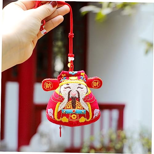 SAQUITO DECORATIVO ROJO CHINO HECHO A MANO miniatura 5