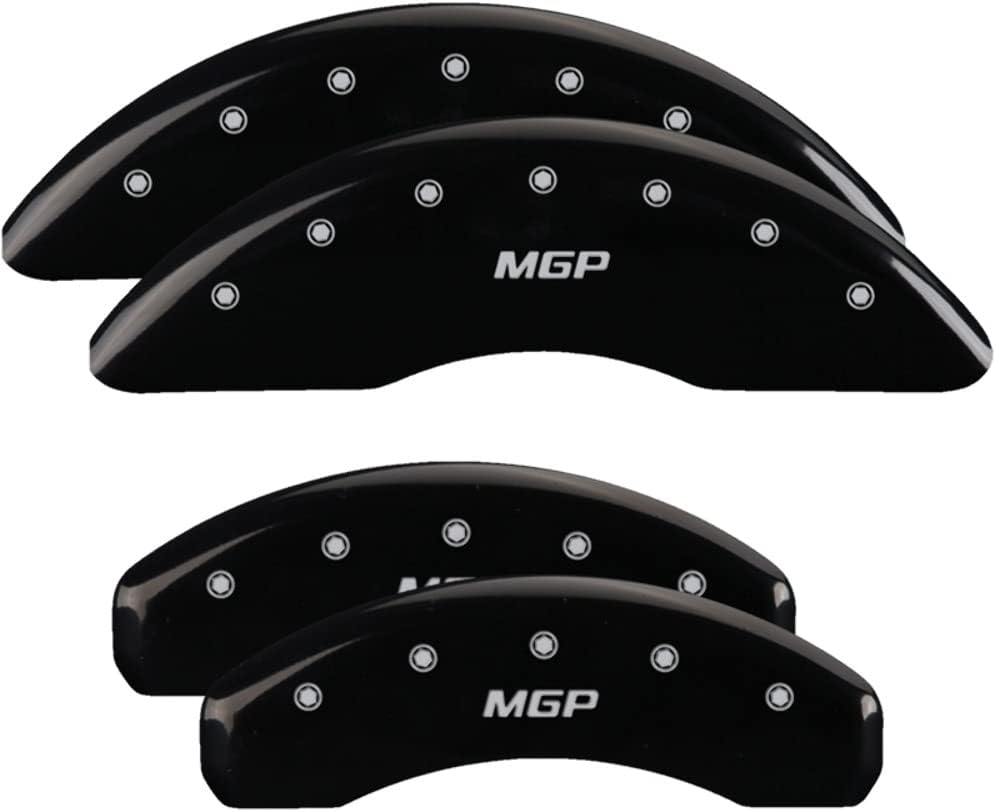 MGP Brake Caliper Covers for 2019-2025 RAM 1500 (Requires 18"+ Wheels or Larger) Engraved Mopar Logo, Red Powder-Coated Finish, Aluminum Front and Rear Caliper Covers (Set of 4)