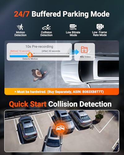 Vantrue N4S 3 Channel Front Inside Rear Dash Cam, 2.7K+1440P+1440P WiFi Dash Camera w/PlatePix™, STARVIS 2 x HDR x IR Night Vision, Voice Control, GPS, 24/7 Parking Mode, LTE Support, Support 1TB Max