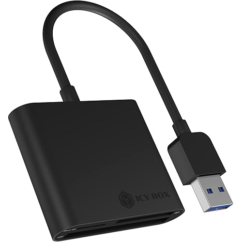 Icy Box Card Reader USB 3.0 Black [IB-CR301-U3]