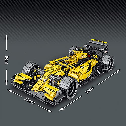 Rennwagen, 1100 Klemmbausteine Technik Auto Modellbausteine 1:14 Konstruktionsspielzeug Kompatibel mit Lego Technic… – Bild 8