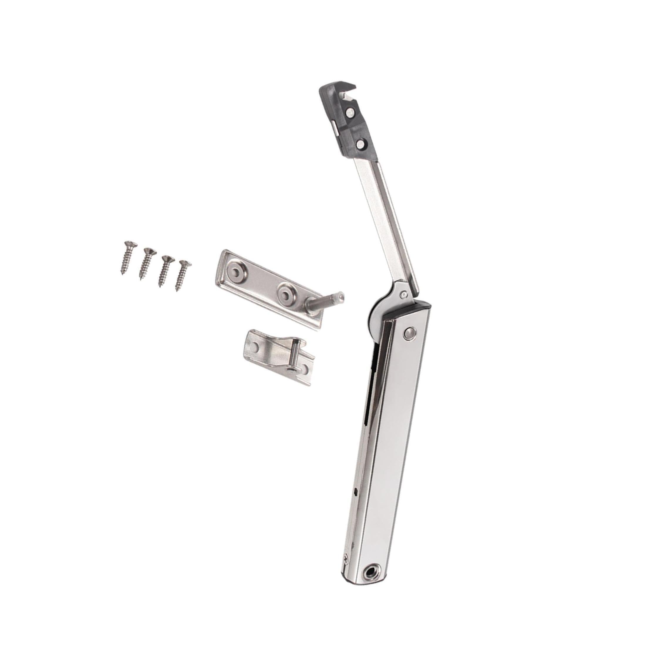 QUXVUIS Randomly Stop Hinge Premium Adjustable Cabinet Hinge Easy Installation for Toy Box Wardrobe Storage Boxes Tatami Display Table Closet Easy Install Hardware