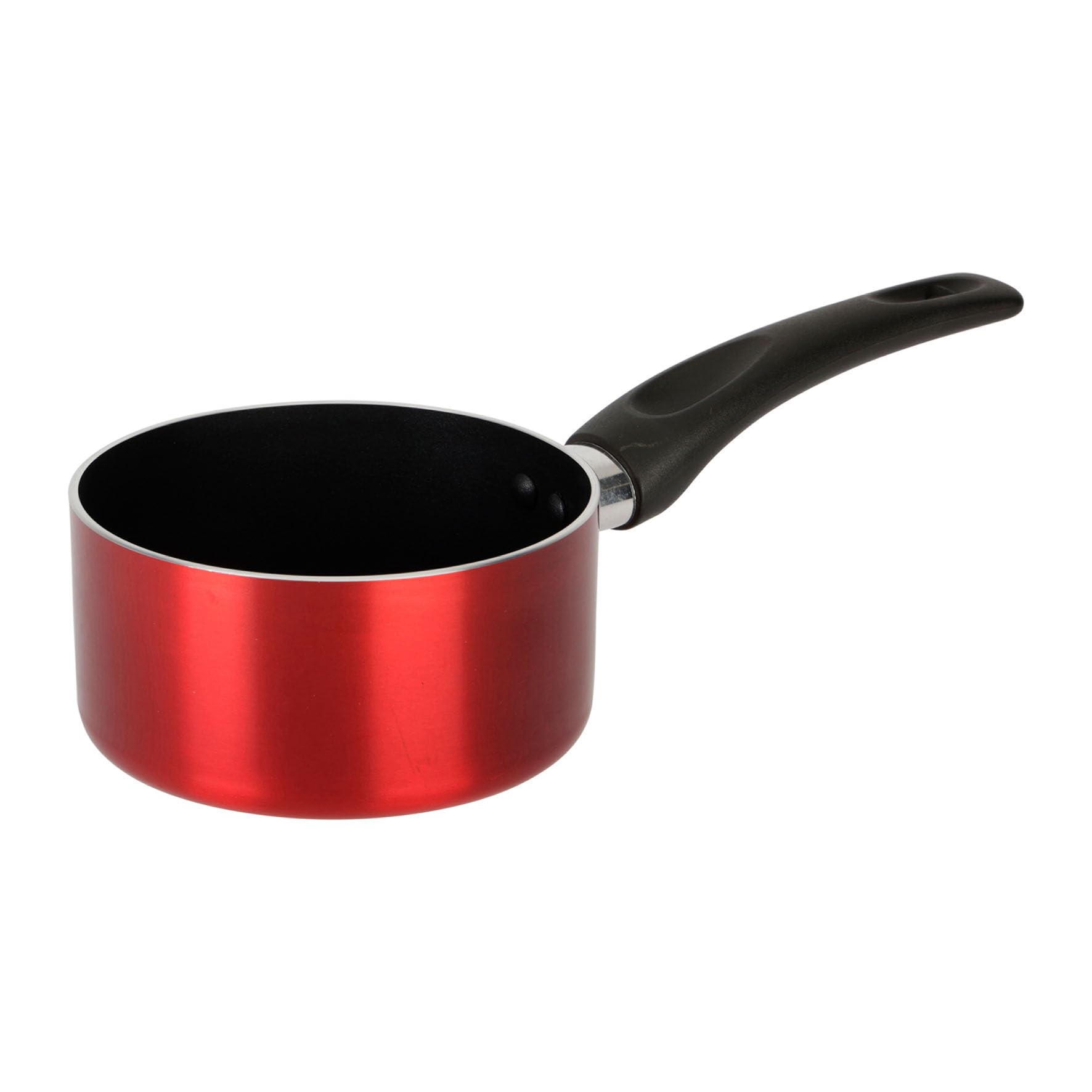 Sitram Cherry 712385 Pressed Aluminium Saucepan Diameter 14 cm Non-Stick Coating Metallic Red Suitable for All Heat Sources Including Induction