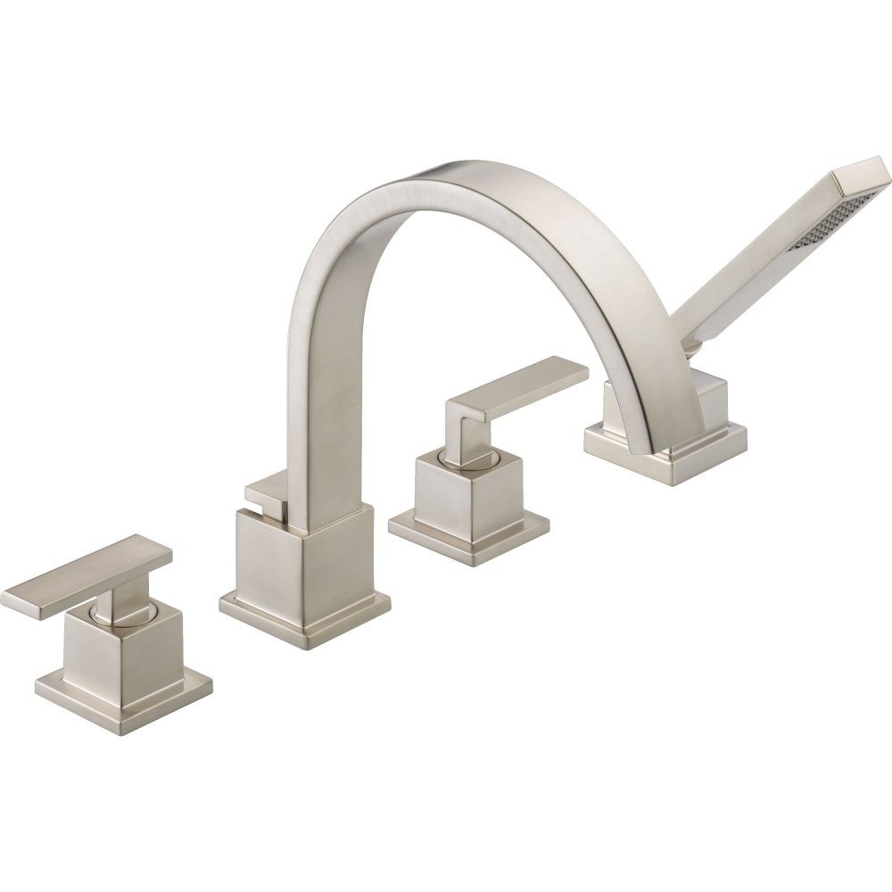 DELTA FAUCET T4753-SS Roman Tub, 3.00 x 12.00 x 17.00 inches, Stainless