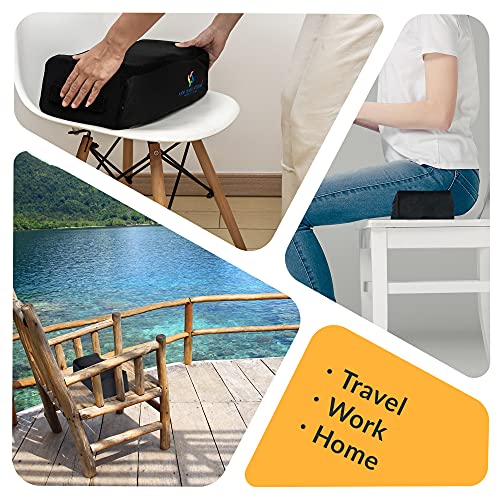 Ahm™Post Butt Lift Recovery Bbl Pillow – Unique 3 Layer Design After Brazilian Butt Lift Surgery Butt Pillow With Bamboo – Super Soft & Comfy Support For Office Chair, Car, Airplane, Restaurant, Train #TOP3