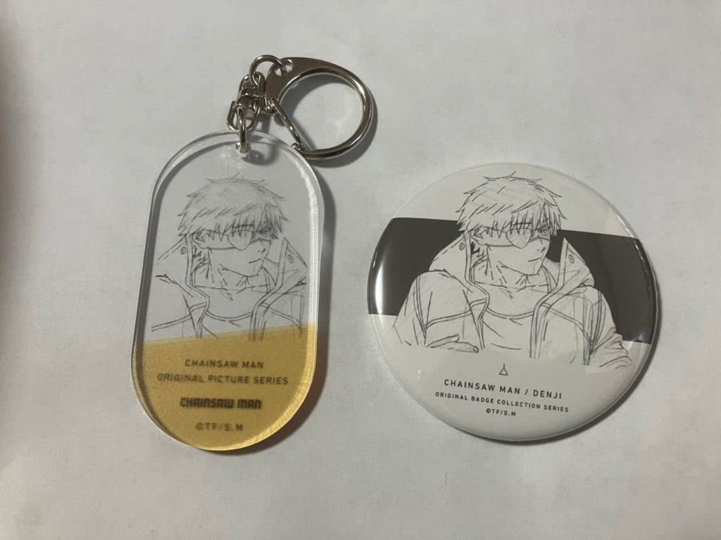 Amazon.co.jp: チェンソーマン 原画アクリルキーホルダー& 缶バッジ