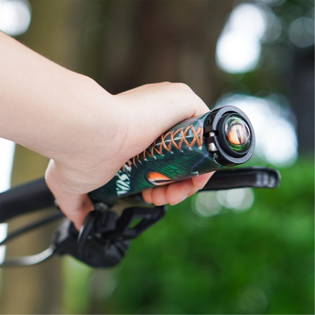 CHooee Impugnature ergonomiche per mountain bike, in silicone per manubrio MTB/BMX.