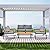 VINGLI Patio Furniture Set 4-Piece Metal Outdoor Conversation Set with Cushions, Patio Set with Acacia Wood Armrest and Tabletop