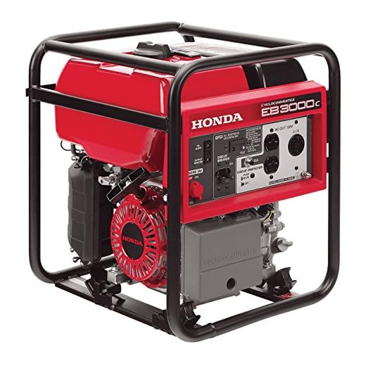 Honda Power Equipment EB3000C 3000W Portable Gas Powered Industrial Generator