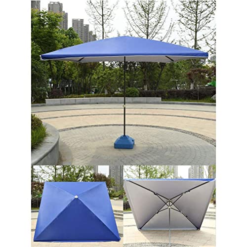 Paraguas de patio 3.3m CLSDRZC azul con estructura de acero resistente para sol 6