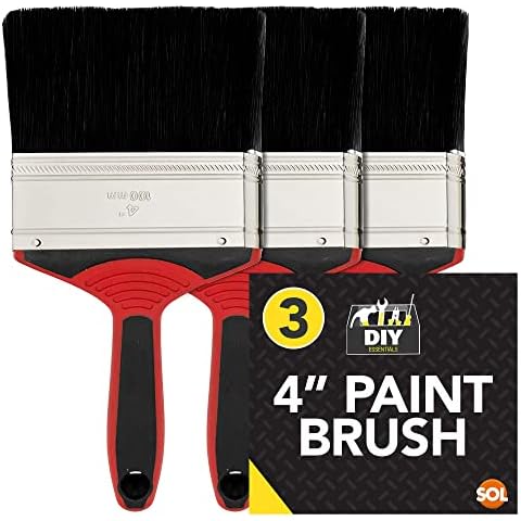SOL 3pk 4 Inch Paint Brush Set Cover