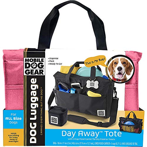 Mobile Dog Gear Day Away Tote Bag Black One Size - Thumbnail 5